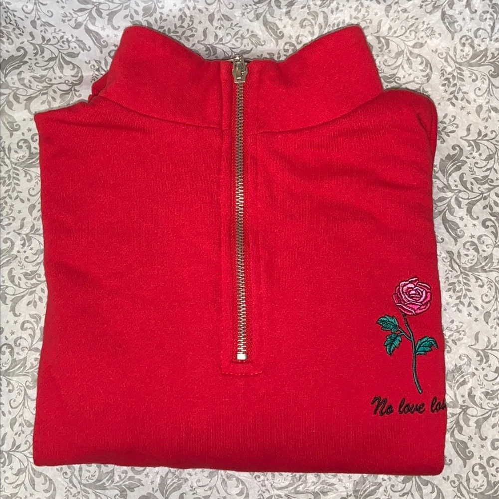 Red sweater